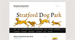 Desktop Screenshot of dogparkstratford.com