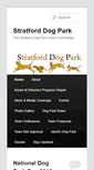 Mobile Screenshot of dogparkstratford.com